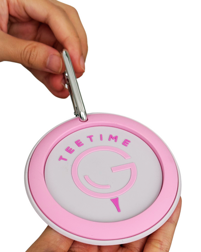 Tee Time Girls Bag Tag Keychain