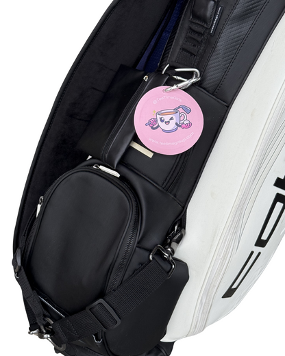 Tee Time Girls Bag Tag Keychain